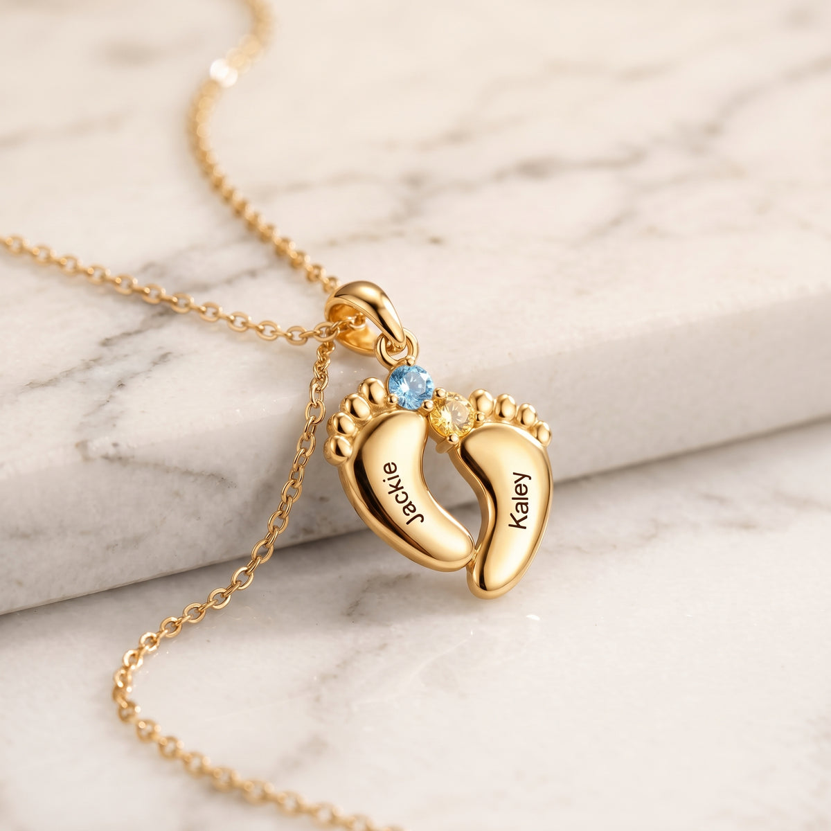 The Footprints You Carry Necklace