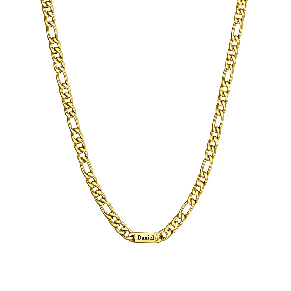 Custom Multi-Name Cuban Chain Necklace