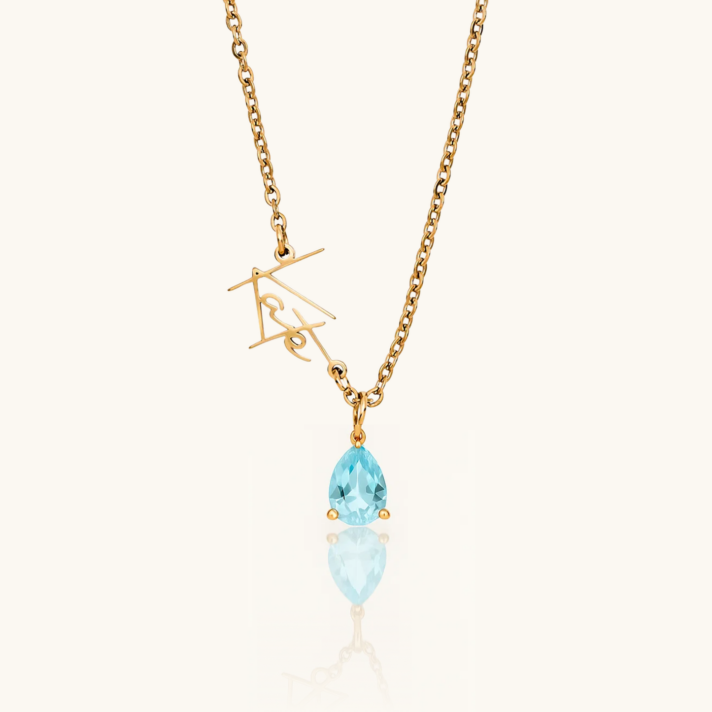 Collier Nom & Pierre