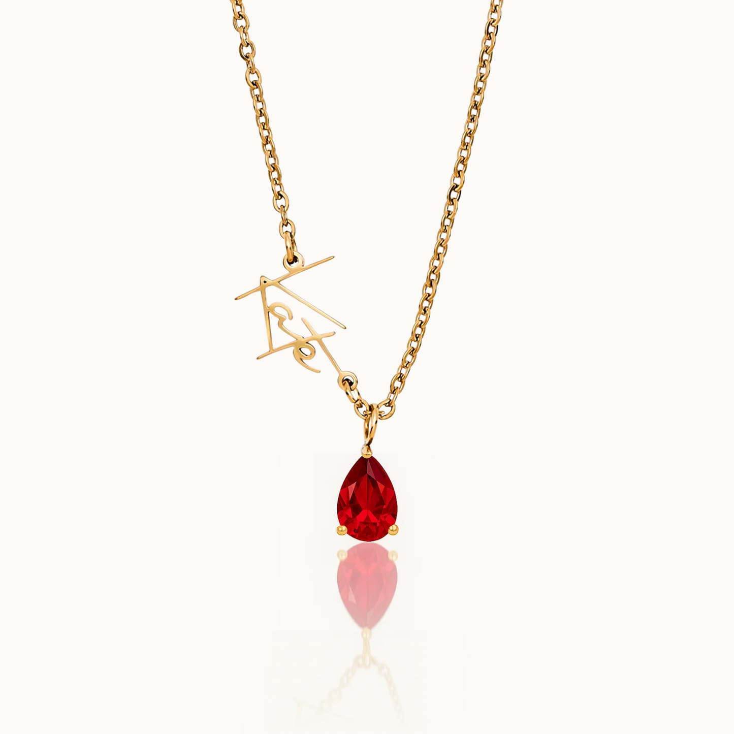 Collier Nom & Pierre