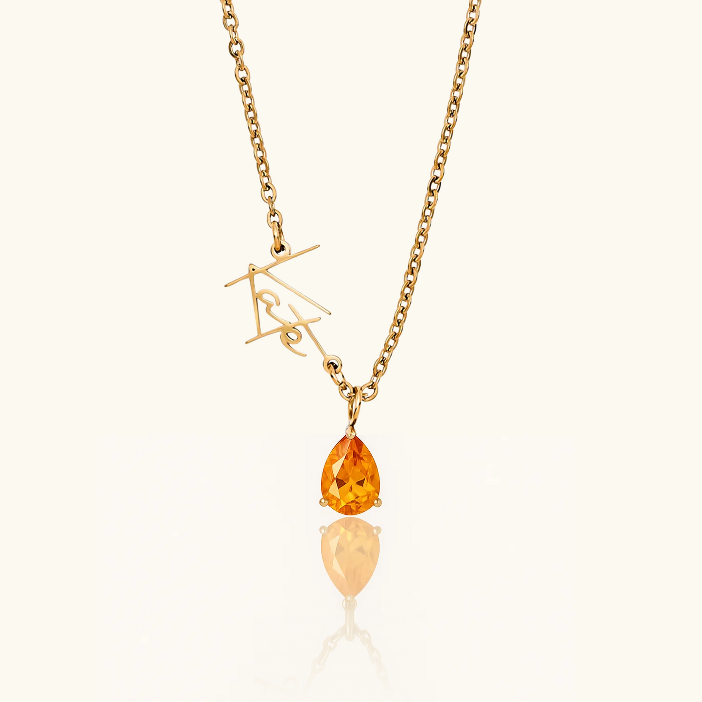 Collier Nom & Pierre