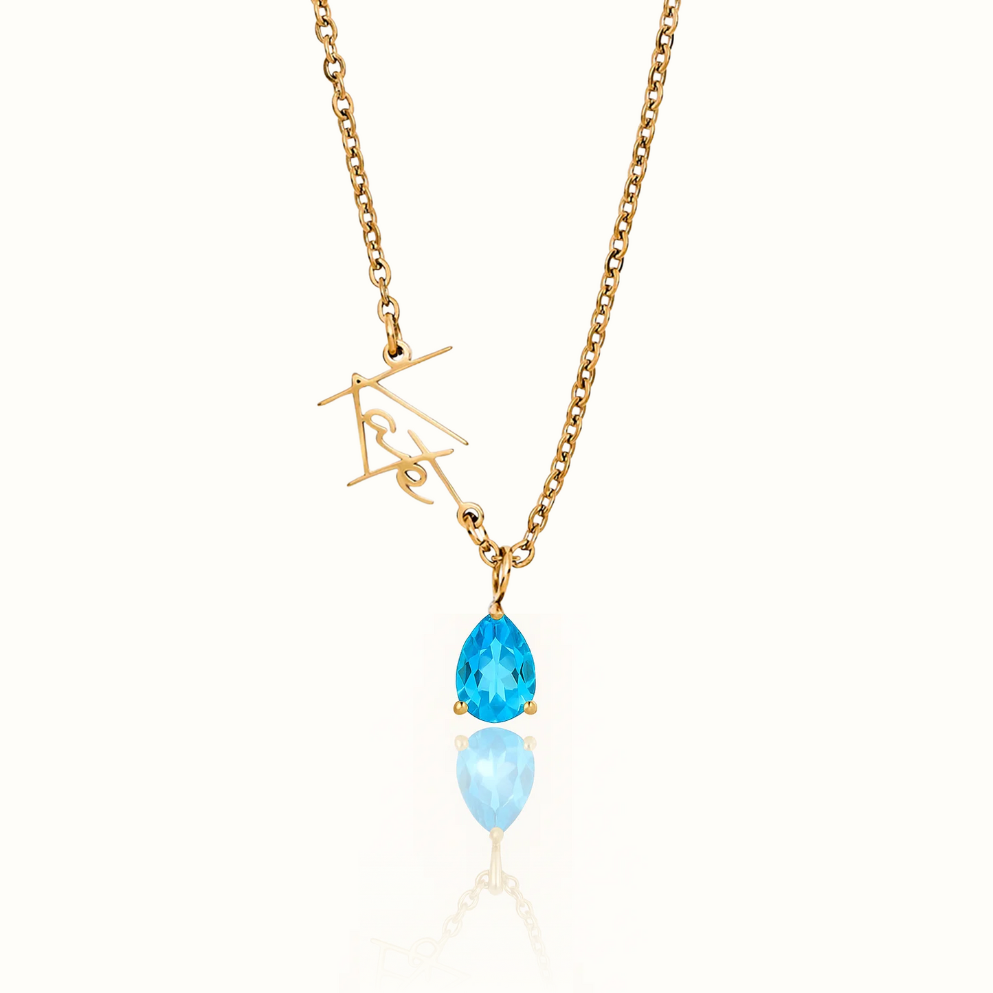 Collier Nom & Pierre