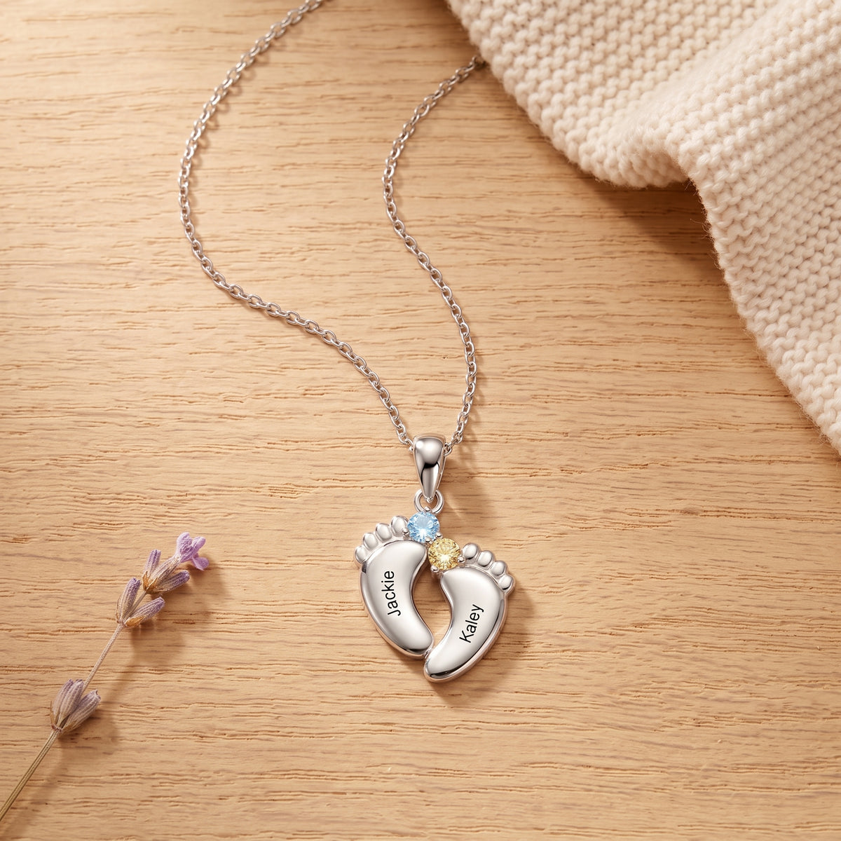 The Footprints You Carry Necklace