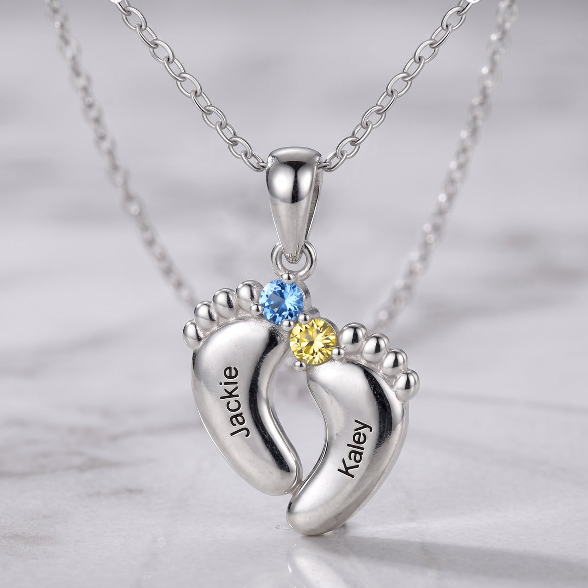 The Footprints You Carry Necklace