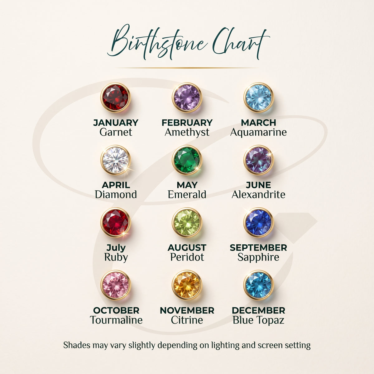 Dainty Baguette Birthstone Bracelet