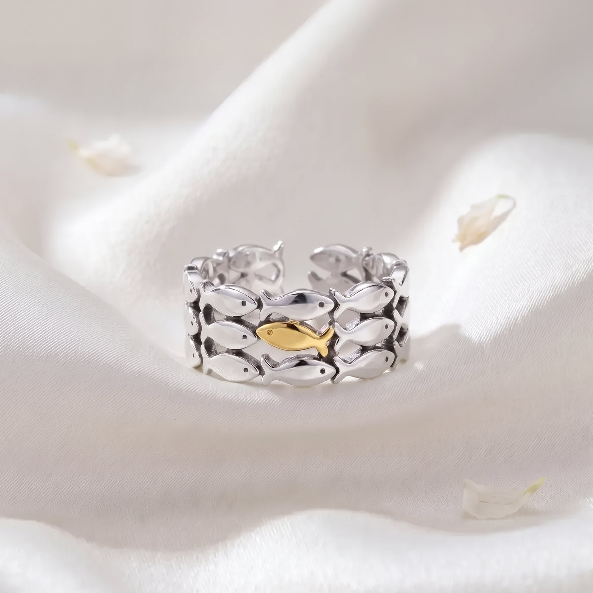 Keep Going Fish Ring