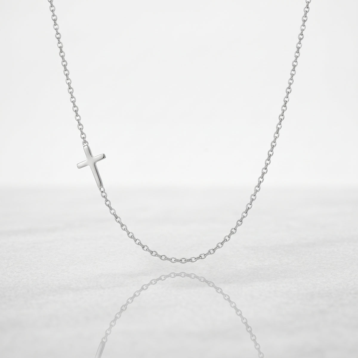 Haven Sideways Cross Necklace