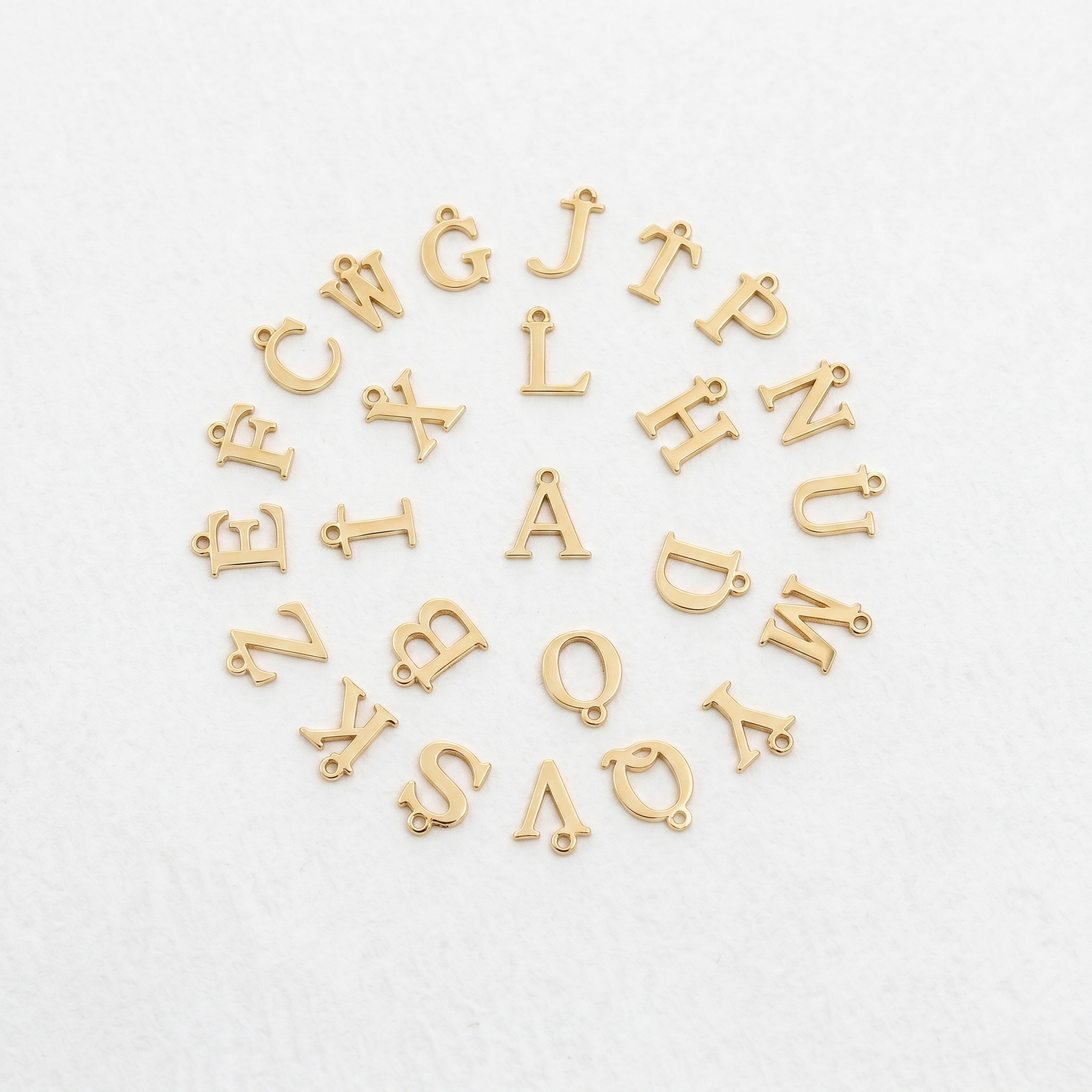 Cross & Initial Chain Bracelet