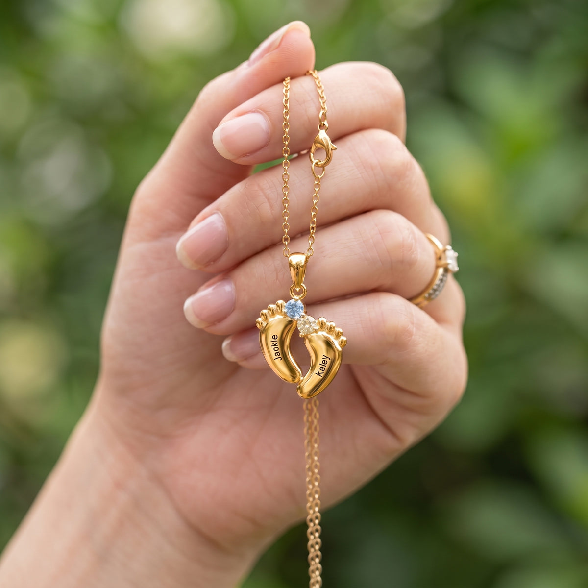 The Footprints You Carry Necklace