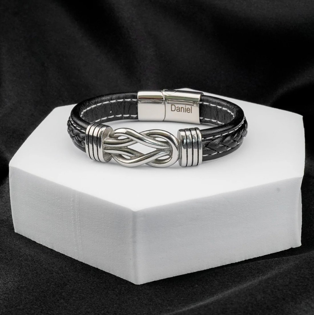 "To My Son" Engraved Bracelet