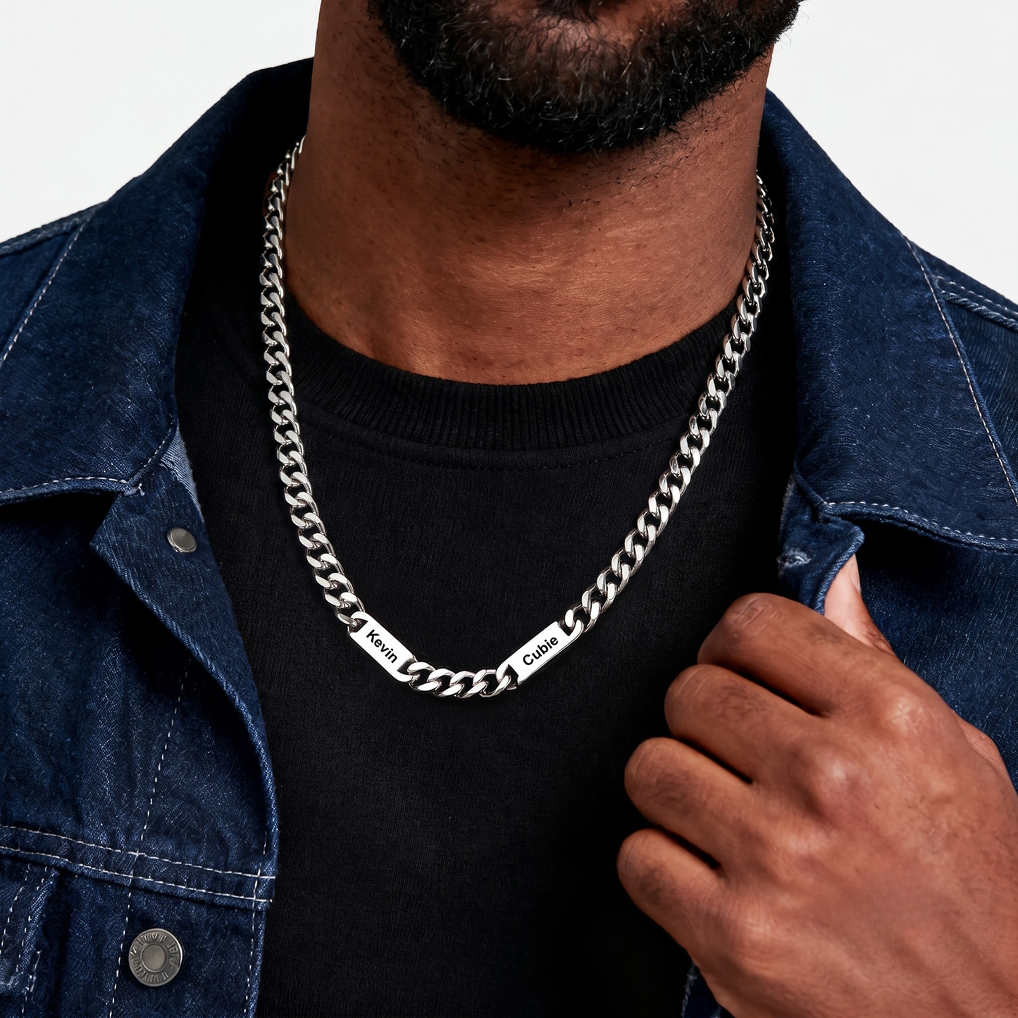 Custom Multi-Name Cuban Chain Necklace