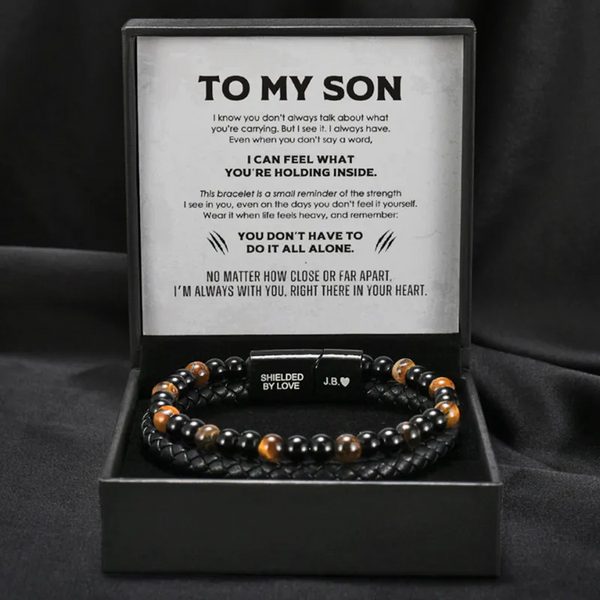 Son's Shield – Tiger Eye Bracelet