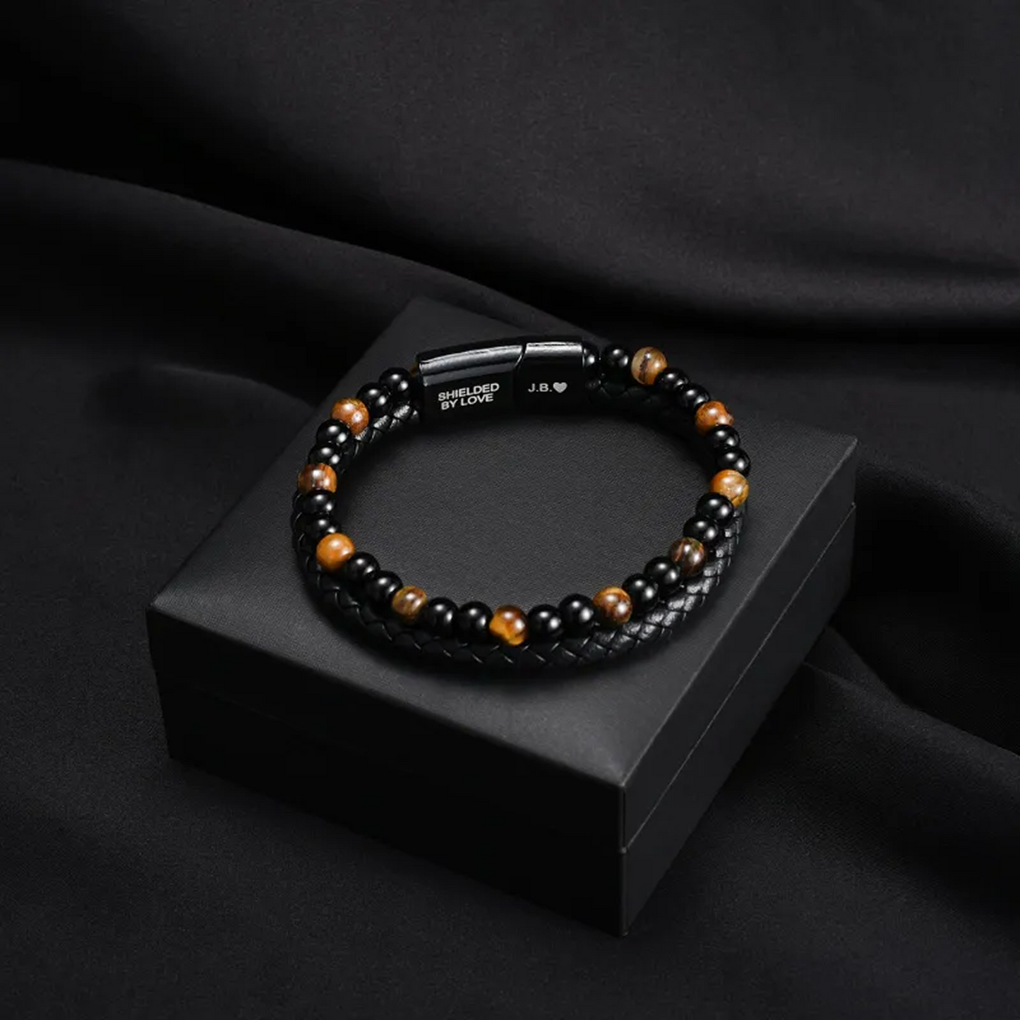 Son's Shield – Tiger Eye Bracelet
