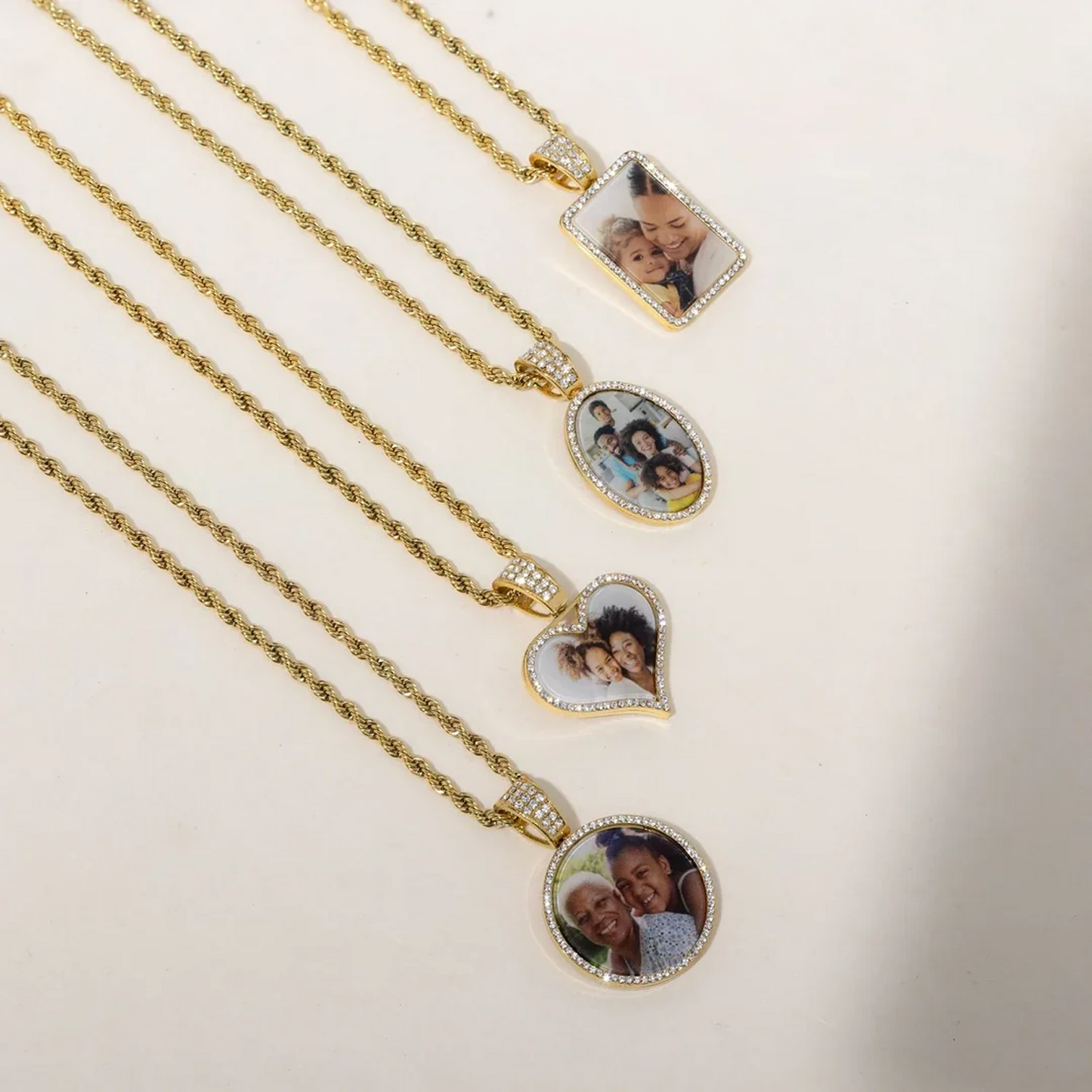 Iced Photo Pendant