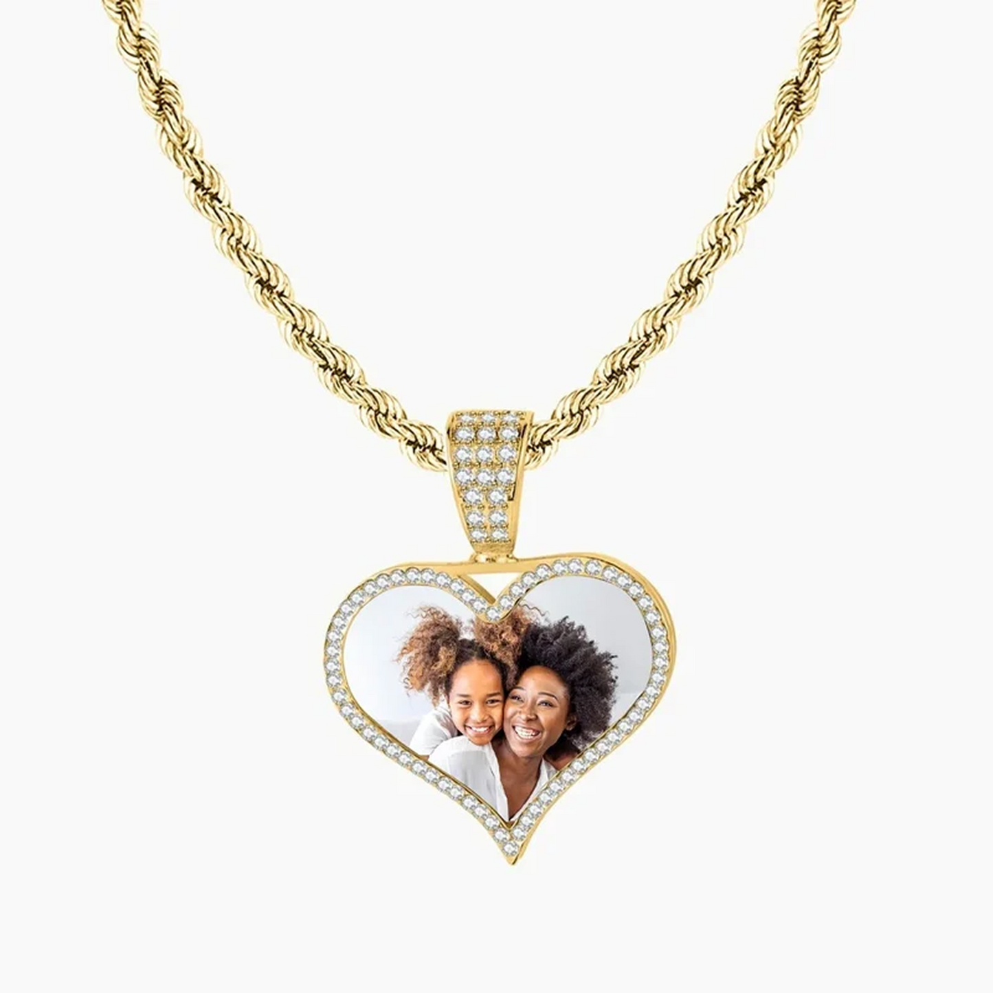 Iced Photo Pendant