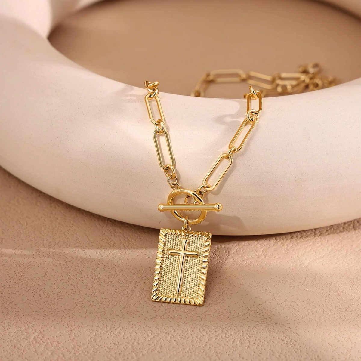 Charm Cross Necklace
