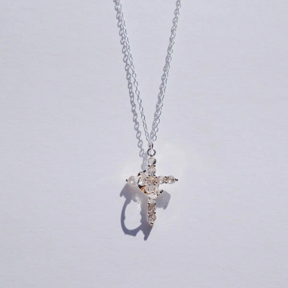 Collar Fe con Cruz y Corona