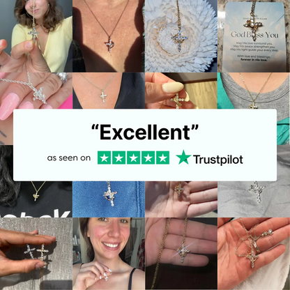 Collar Fe con Cruz y Corona