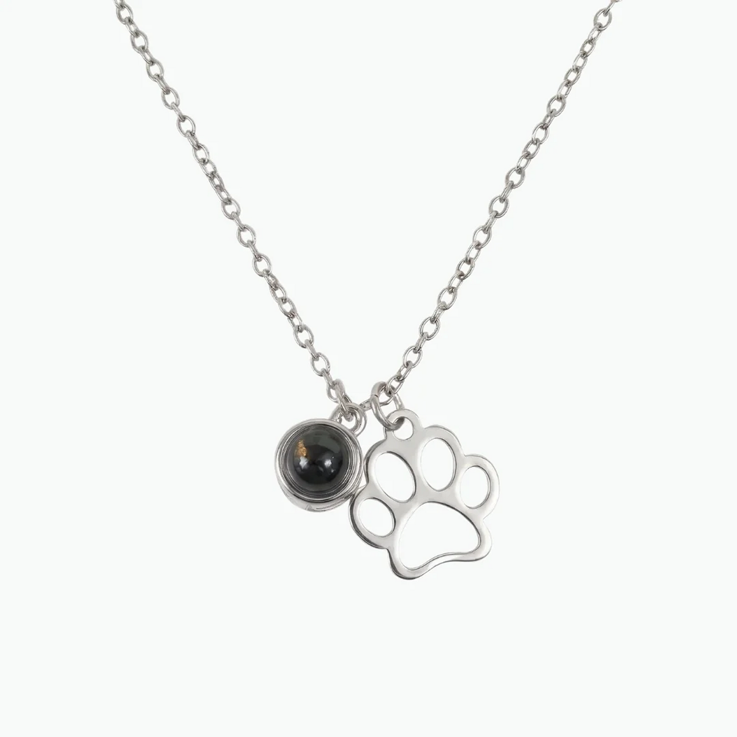 Forever Paw Projection Necklace